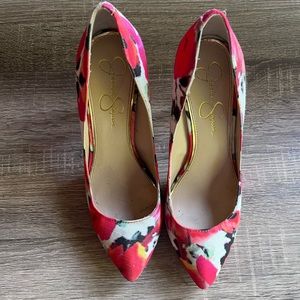 Jessica Simpson Patterned 3 Inch Heels - 8.5